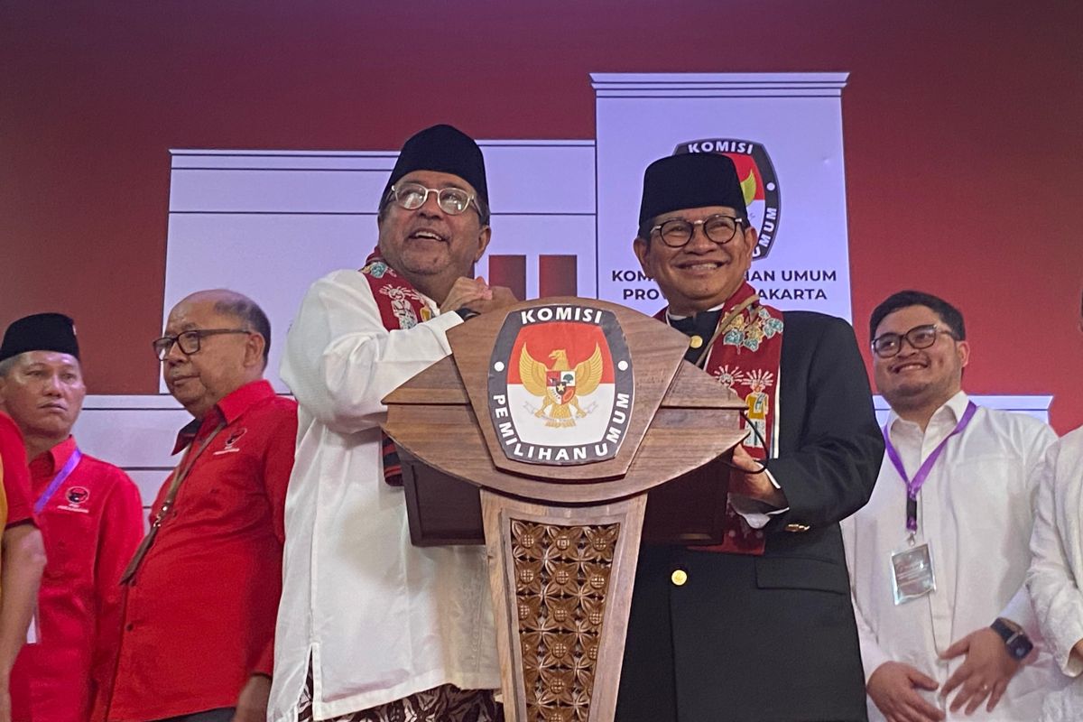 Resmi! Pramono Anung dan Rano Karno Menjadi Gubernur dan Wakil Gubernur Jakarta